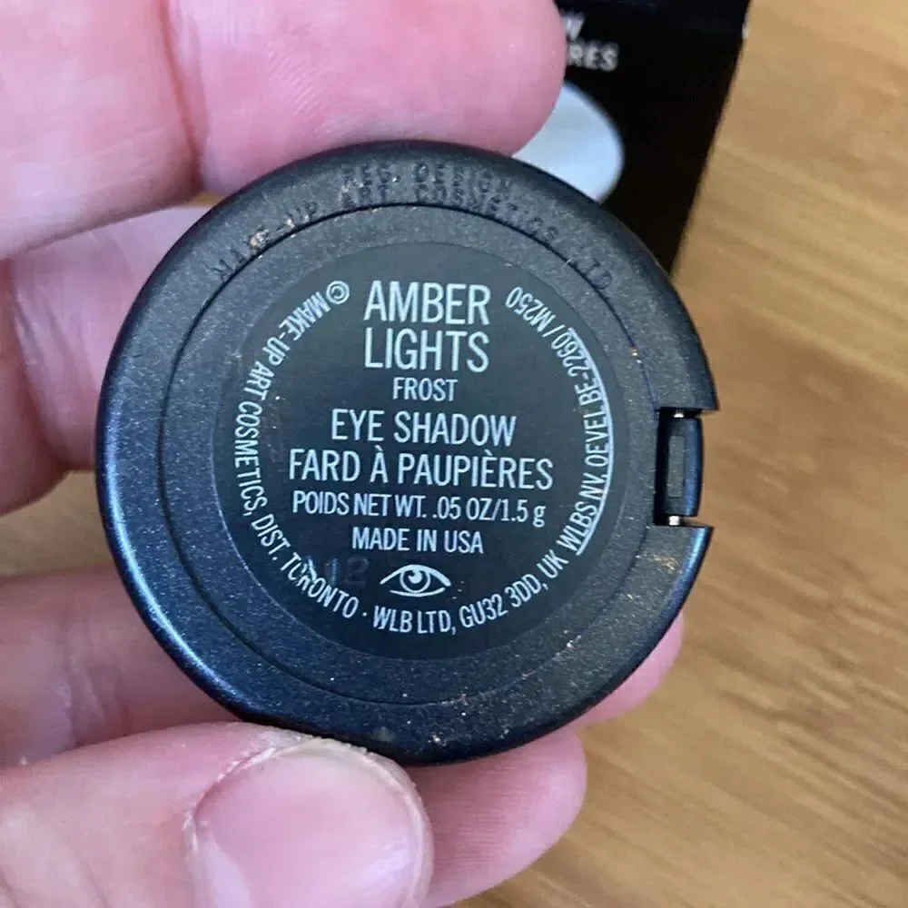 Mac Eye Shadow Frosts-Amber Lights, Steamy, & Libra